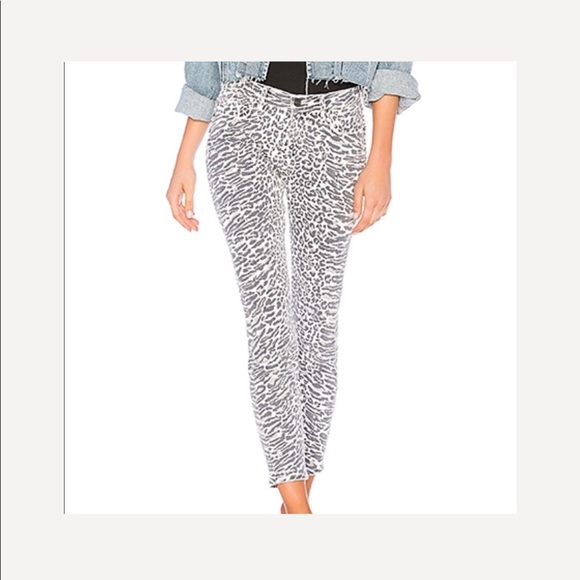 NWT Current/Elliott Animal Print Skinny Jeans - Picture 1 of 8